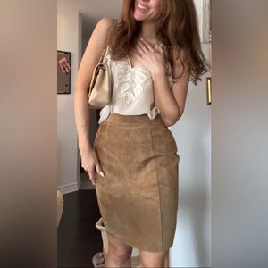 Elegant Cream Sleeveless Top